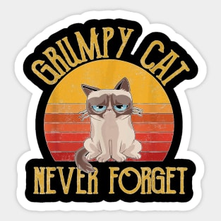 Awesome Cute Kitty Cat Memorial Gift For Cat Lady Cat Sticker